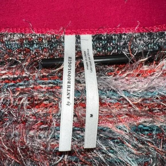 Anthropologie Eyelash Yarns Space Dye Pullover Sweater M - Picture 4 of 4